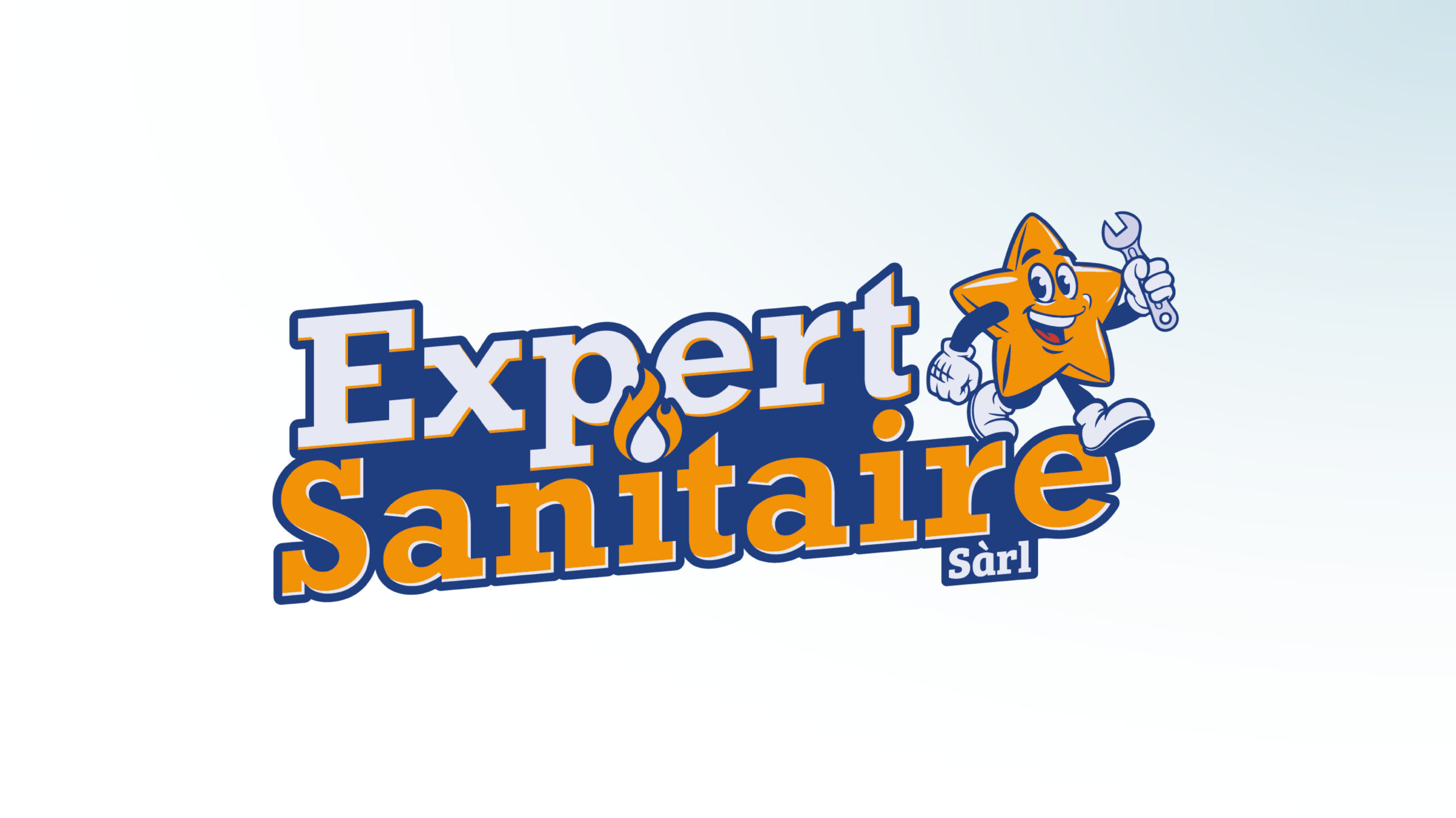 Création de l’identité visuelle pour Expert Sanitaire Sàrl
