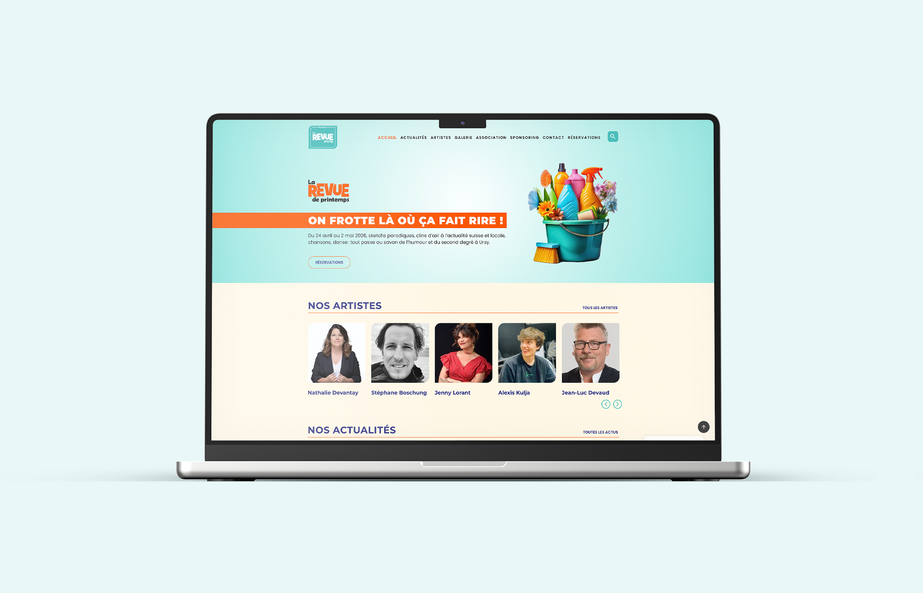 Création du site web pour la Revue d’Ursy